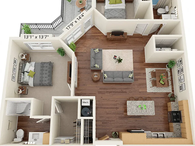 Haven at Congaree Pointe 55+ Apartments — Photo 45