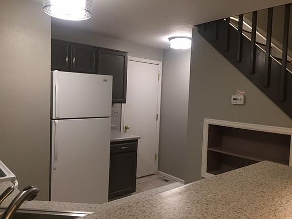 Built-in shelving and garage access