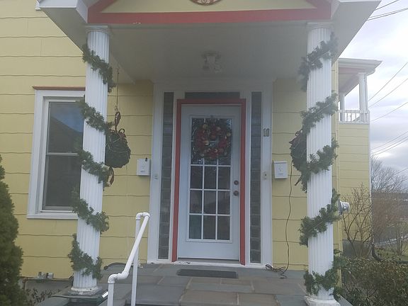 front of apartment house