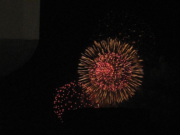 view from balcony july 4th