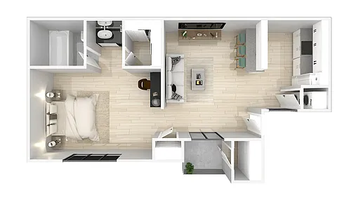 Floor plan A Studio