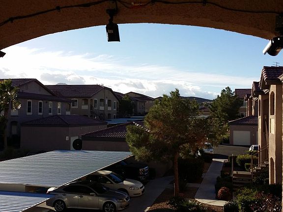 South view from private balcony. Note the security cameras t