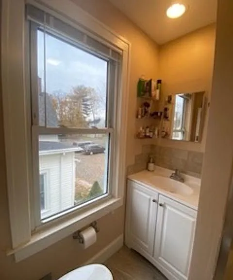 Bathroom vanity and storage