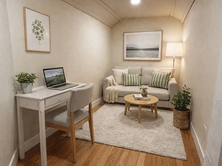 Staged bonus room