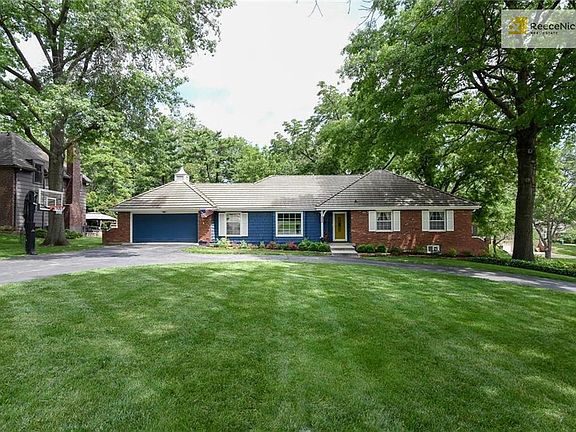 The house sits WAY back from the street.