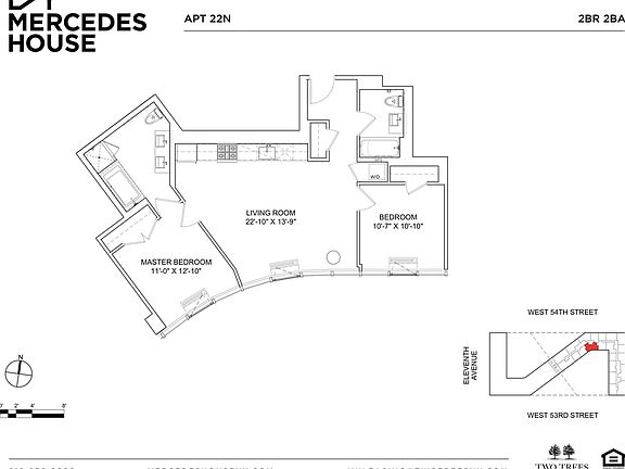 2nd image of 550 W 54th St APT 22N