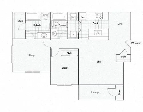Floor plan The Pine