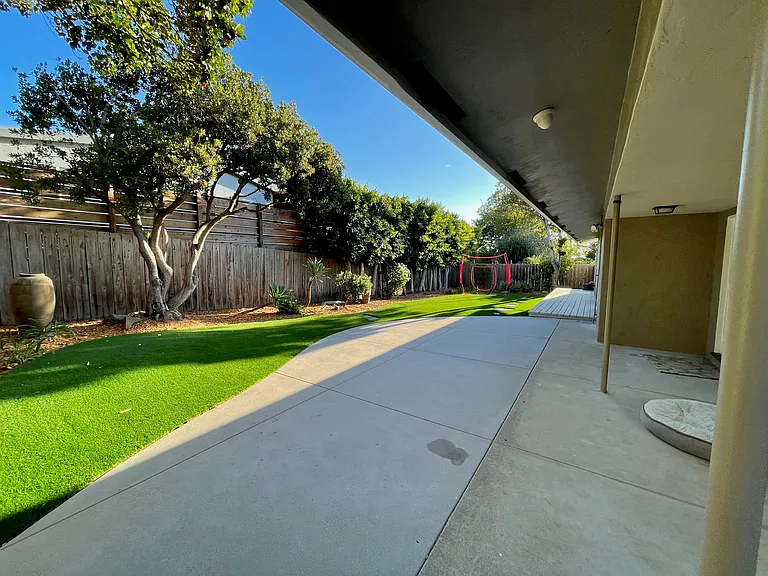 Backyard with Patio