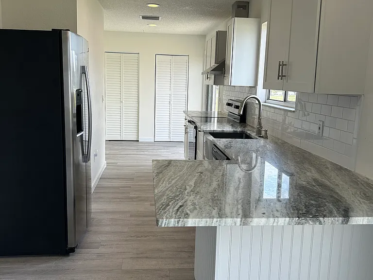 kitchen all new cabinets and counters