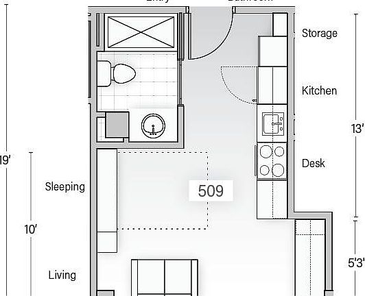 2nd image of 351 S Warren St #808