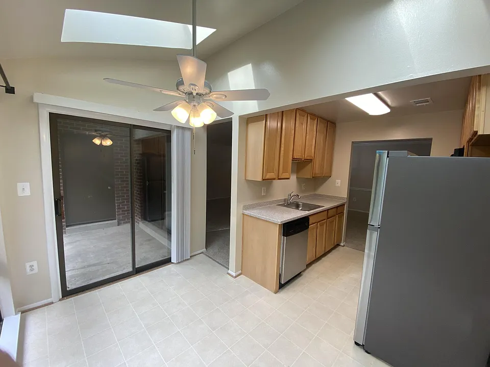 Breakfast nook, balcony, and kitchen