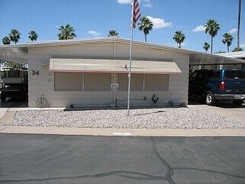 Ground set on corner lot