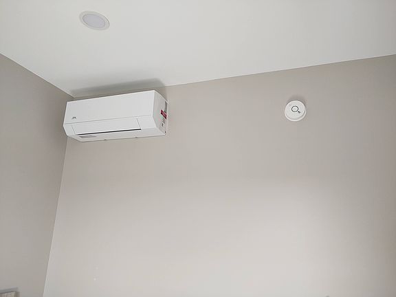 Living room and bedroom each have brand new mini splits heat & A/C
