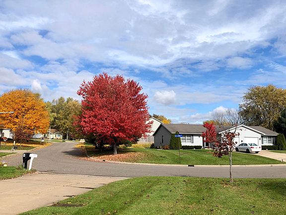 View from the front porch (in autumn)