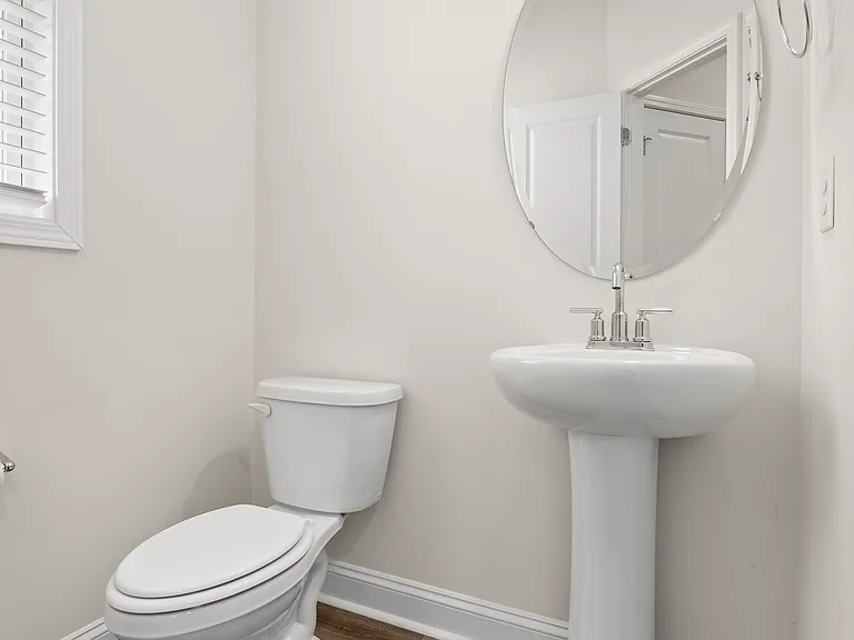 powder room on 1st floor