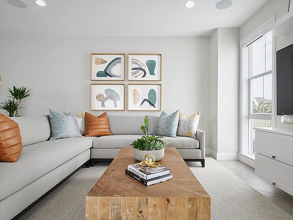 Claret At Canvas Plan 3 Model Home Great Room