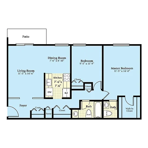 Floor plan The Berkley