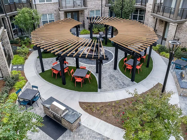 Recharge in a peaceful courtyard designed for fresh-air moments