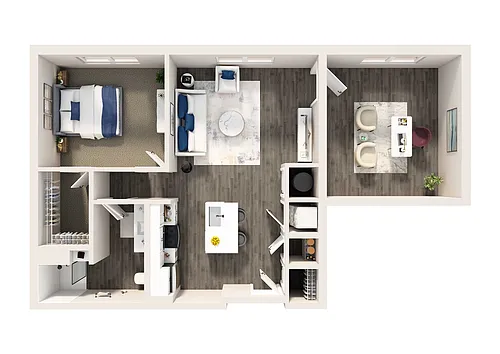 Floor plan The Mars + Den