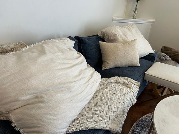 Comfy couch for your stay