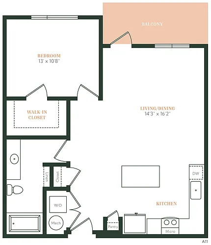 Floor plan A1O