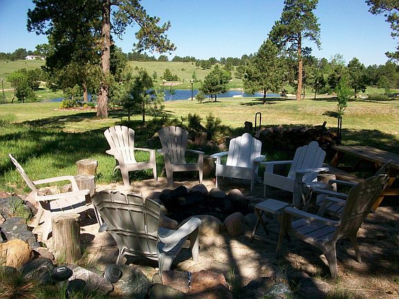 Fire Pit in Back Yard