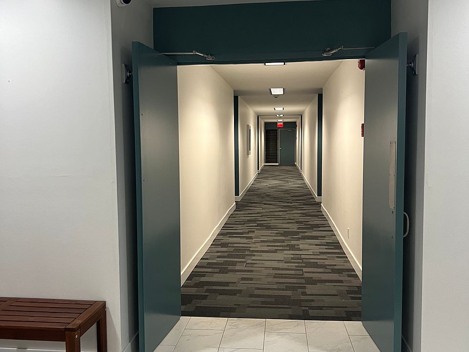 hallway to unit