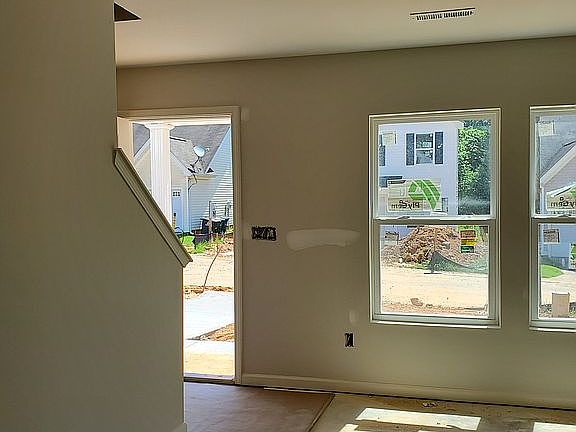 view toward front door