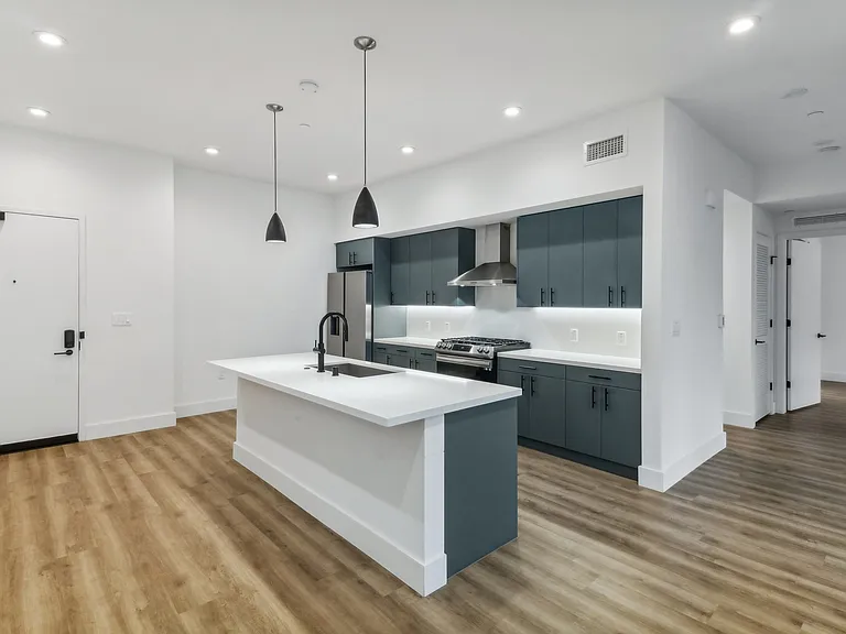 Kitchen and hallway