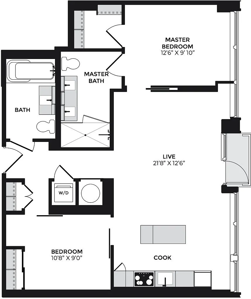 Floor plan B202
