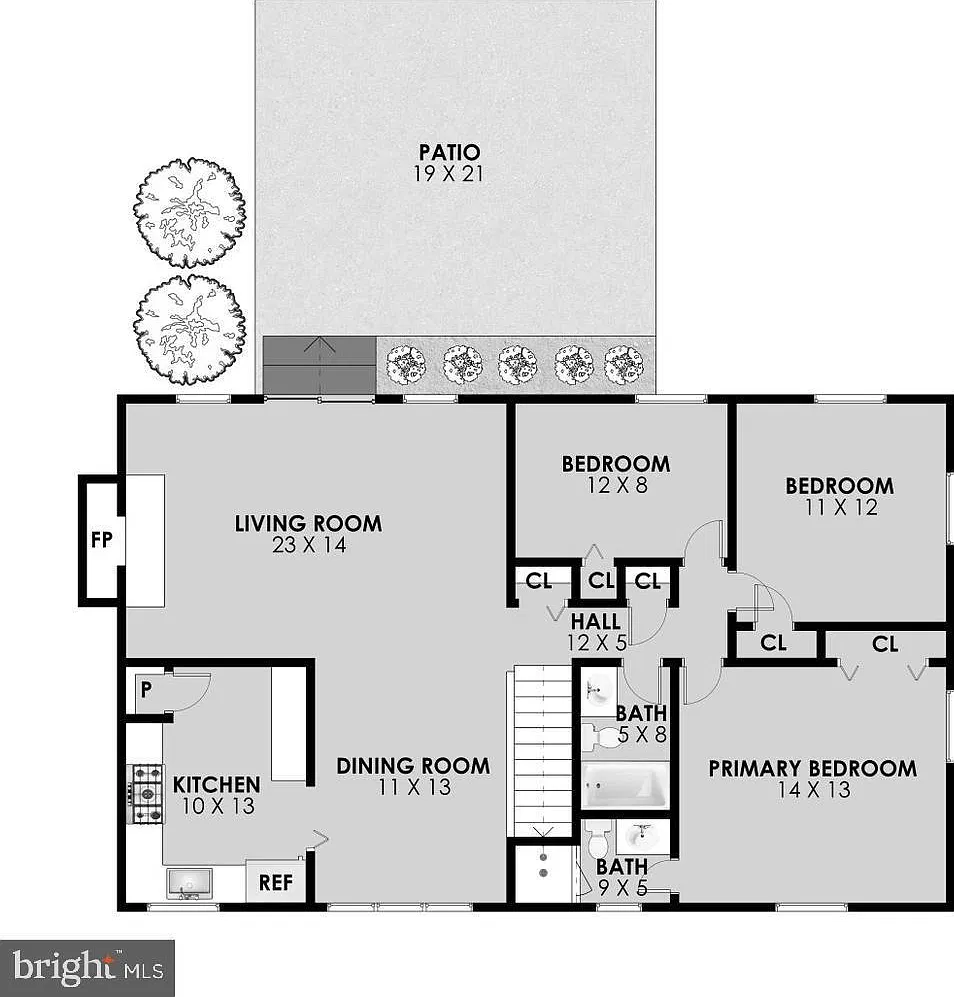3 bed, 3.0 bath, 2060 sqft, $3,895 — Photo 3