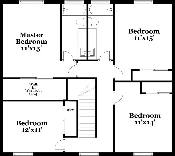 4 bed, 2.5 bath, 2002 sqft, $2,070 — Photo 3