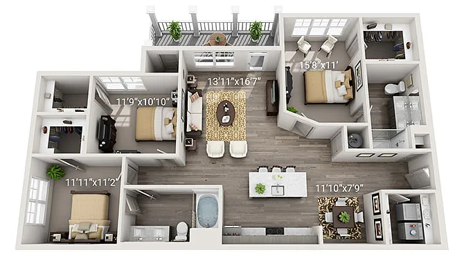 Floor plan C1