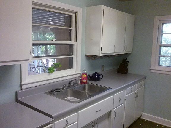 Recently painted kitchen