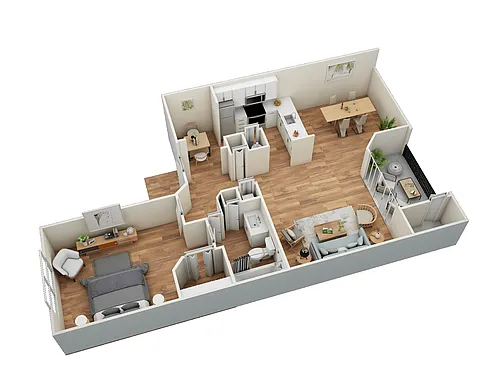 Floor plan Bonaire