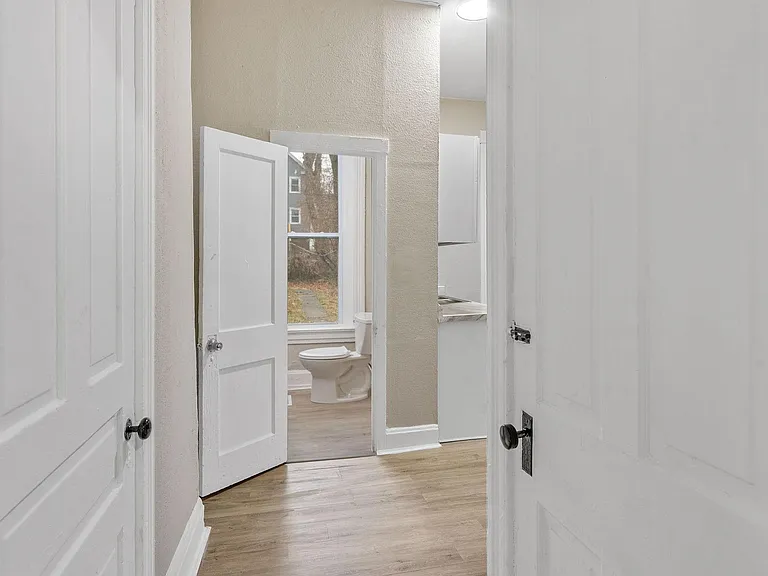 Kitchen and Half Bath. Laundry is the door to the right