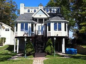 Lake View of House