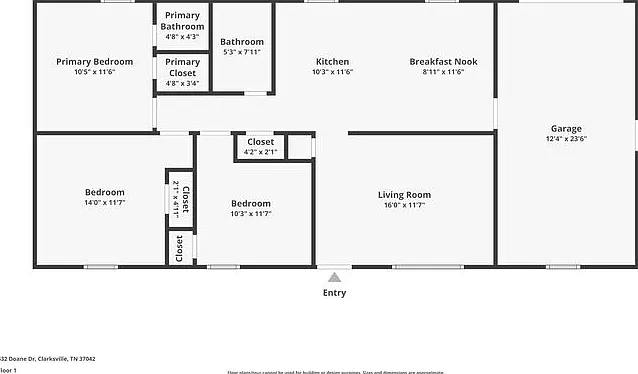 3 bed, 1.5 bath, 1025 sqft, $1,395 — Photo 2