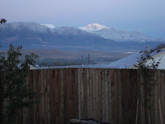 Morning Peak view from deck