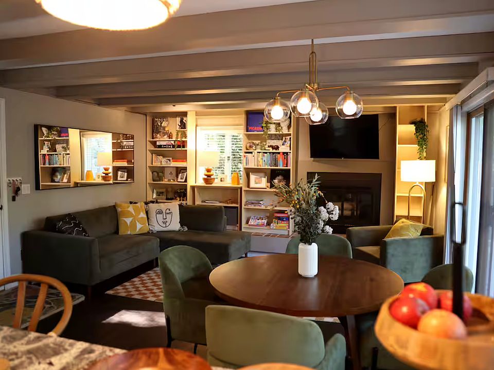 Living room view from Kitchen