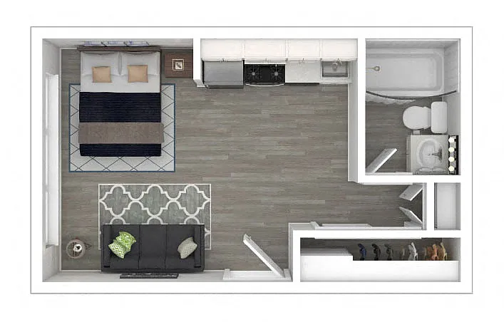 Floor plan Junior Studio