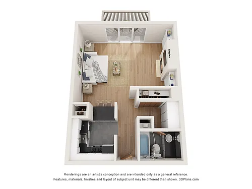 Floor plan Studio