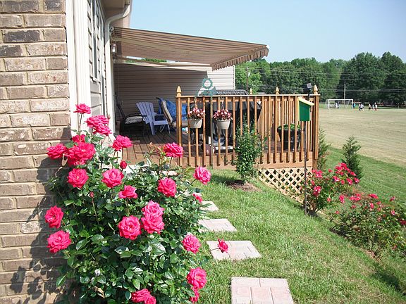Awning does lots of shade