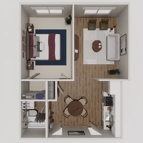 Floor plan 1-A