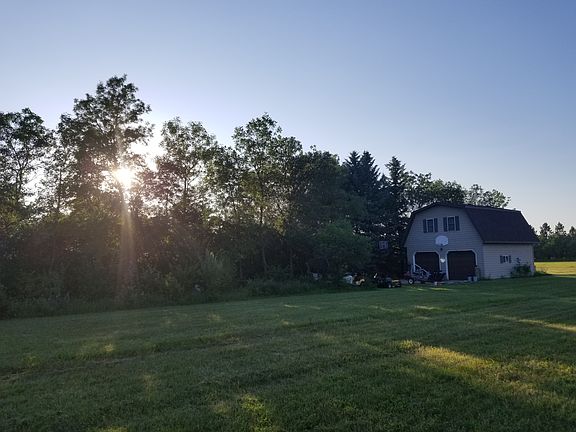 Detached shop and side yard