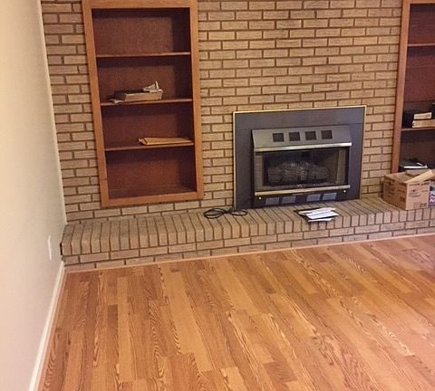 L2 propane log fireplace