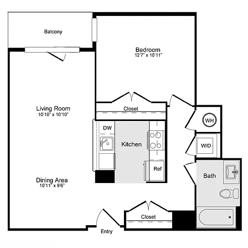 Floor plan A-2A