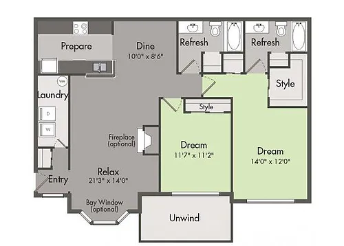 Floor plan THE HAMILTON