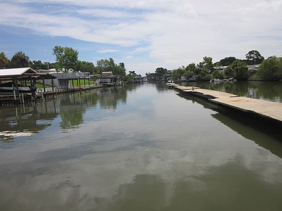 Looking down the canal