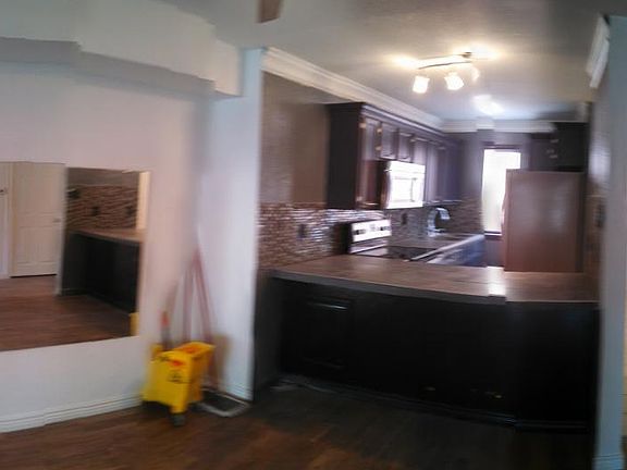 Kitchen and entry - panorama